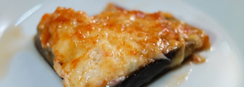 aubergine à la marjolaine