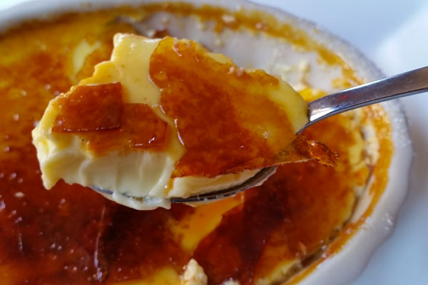 crème brûlée au romarin